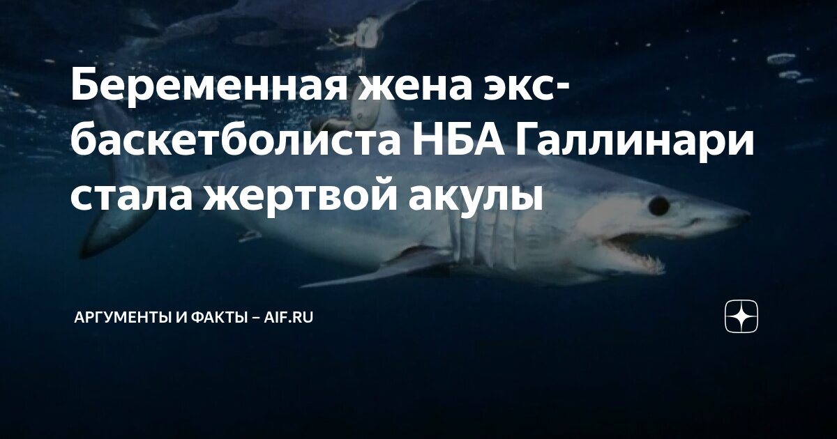 Preview Элеонора Бой, жена Галлинари, пережила укус акулы: «Самый ужасный день»